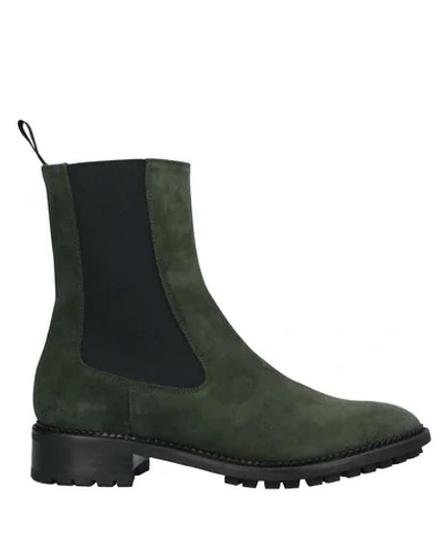 L'autre Chose Ankle Boots In Green