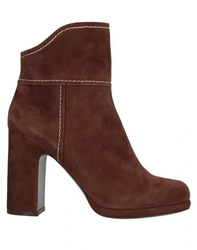L'autre Chose Ankle Boots In Brown