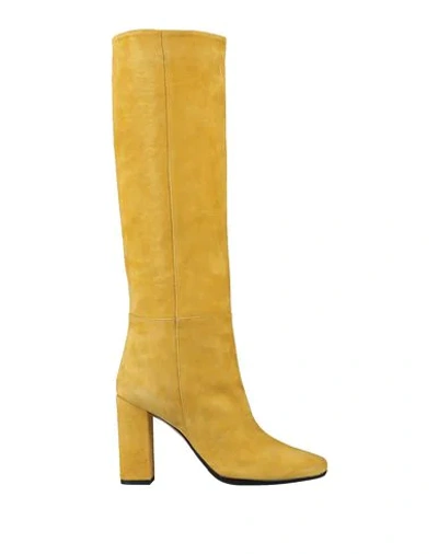 Anna F. Boots In Yellow