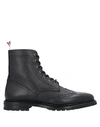 Thom Browne Ankle Boots In Black