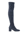 Anna F Knee Boots In Dark Blue