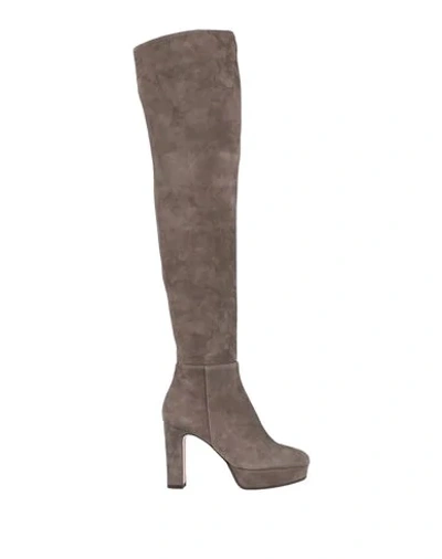 Anna F Knee Boots In Grey