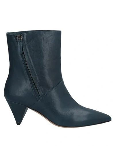 The Seller Ankle Boots In Dark Blue