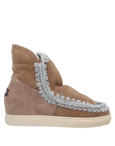 Mou Ankle Boot In Beige