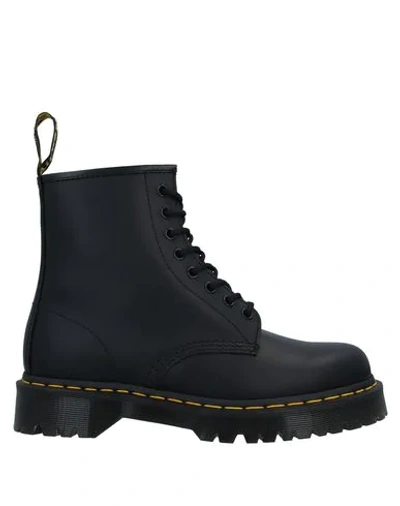 Dr. Martens 1460 Waterproof 8 Eye Boots In Black