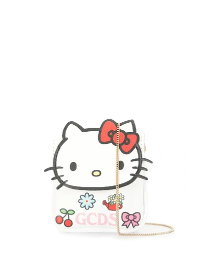 Gcds Hello Kitty Chain Wallet In White