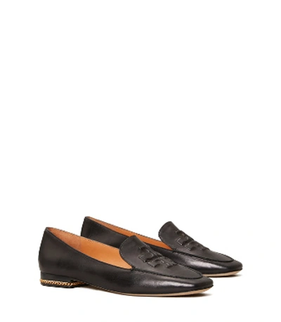 Tory Burch Women's Ruby Square-toe Leather Loafers In Nero