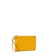 Tory Burch Perry Bombé Wristlet In Dark Solarium