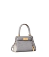 Tory Burch Lee Radziwill Petite Bag In Zinc