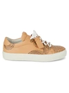 TOD'S GRAPHIC LEATHER SNEAKERS,0400012462015
