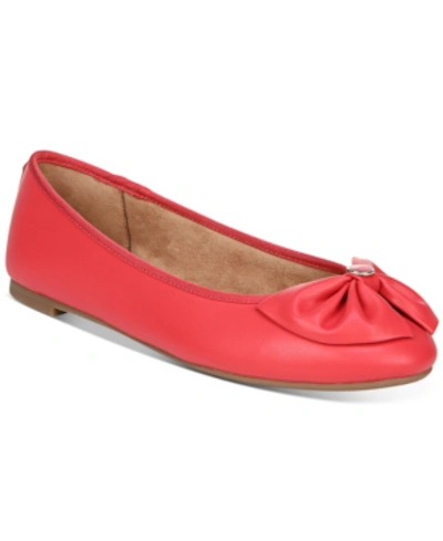 Circus By Sam Edelman Women's Carmen Flats, Created For Macy's Women's Shoes In Coral Tart