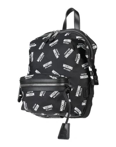 Moschino Backpacks & Fanny Packs In Black