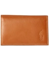 POLO RALPH LAUREN MEN'S BURNISHED LEATHER SLIM ID CARD CASE