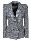 ALEXANDRE VAUTHIER DOUBLE-BREASTED HOUNDSTOOTH BLAZER,11405485