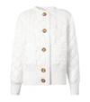 BURBERRY DIAMOND QUILTED KNIT PANEL JACKET,15483248
