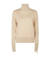 BURBERRY LOGO TAPE DETAIL ROLLNECK SWEATER,15484247
