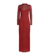 M MISSONI METALLIC KNIT MAXI DRESS,15488196