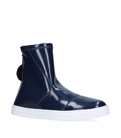 Fendi Kids Basketball Charm Hybrid Rain Boots