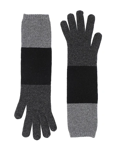 Kangra Cashmere Gloves In Steel Grey