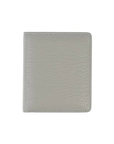 Maison Margiela Wallet In Light Grey