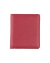 Maison Margiela Wallet In Maroon