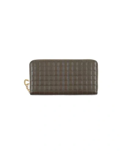 Celine Wallet In Military Green