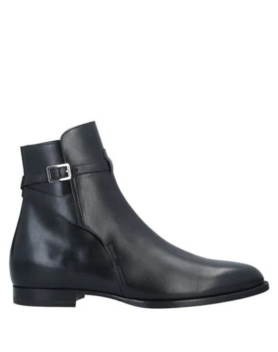 Celine Ankle Boots In Black