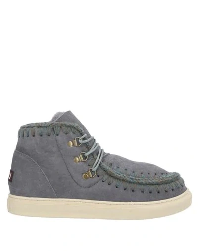 Mou Ankle Boots In Grey