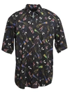 BALENCIAGA CELEBRATION PRINT SHIRT,595250 TGLF2