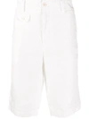 JUNYA WATANABE STRAIGHT KNEE-LENGTH SHORTS