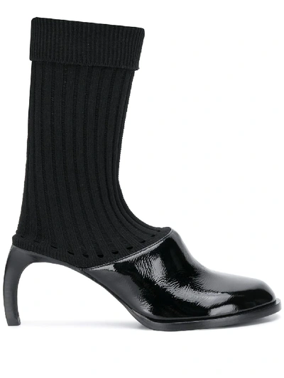 Ann Demeulemeester Sock-style Slip-on Mules In Black