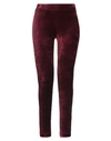 Theory Casual Pants In Maroon