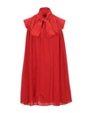 Givenchy Short Dresses In Red