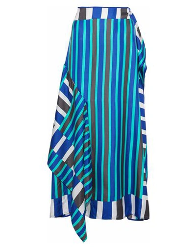 Diane Von Furstenberg Maxi Skirts In Blue