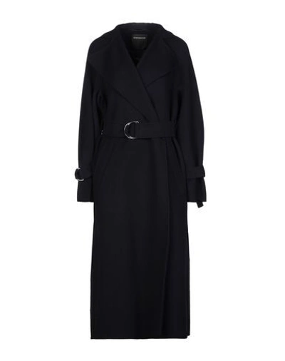 Sportmax Code Coats In Dark Blue