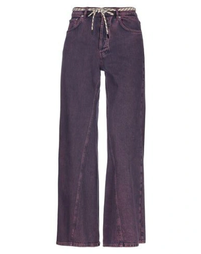 Ganni Jeans In Light Purple