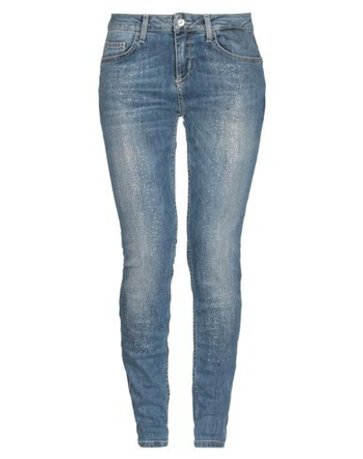 LIU •JO LIU •JO WOMAN JEANS BLUE SIZE 25W-30L COTTON, ELASTOMULTIESTER, ELASTANE,42802202XT 5