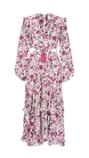 Alexis Nakkita Dress In Berry Floral