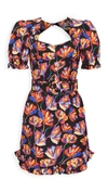 REBECCA VALLANCE CINTIA SHORT SLEEVE MINI DRESS