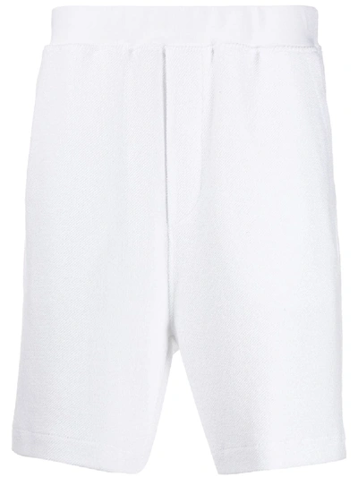 Dsquared2 Textured Track Shorts In White