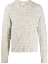 MARNI MOTTLED CROCHET KNIT JUMPER