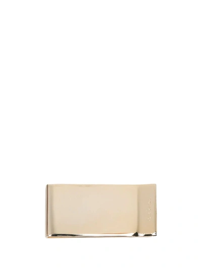Paul Smith Ps Quote Moneyclip In Gold