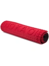 NO KA'OI DEBOSSED-LOGO PEBBLED-EFFECT YOGA MAT