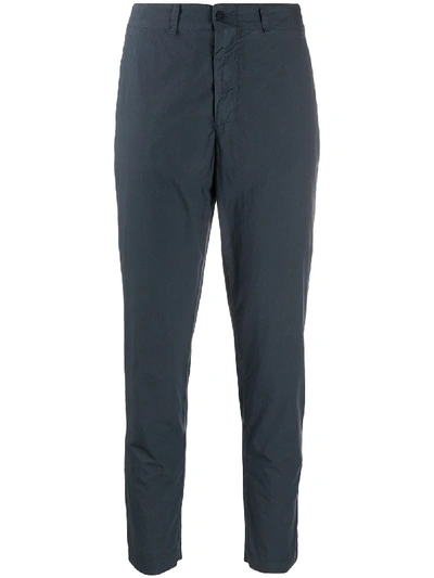 Transit Cropped Tapered Trousers In Blue