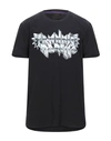 Frankie Morello T-shirts In Black