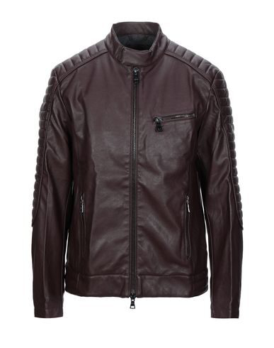 guess maroon leather jacket