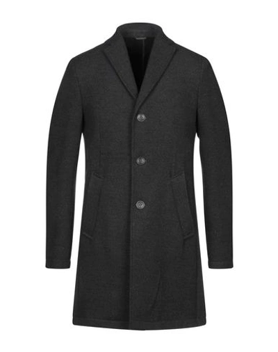 Grey Daniele Alessandrini Coats In Lead