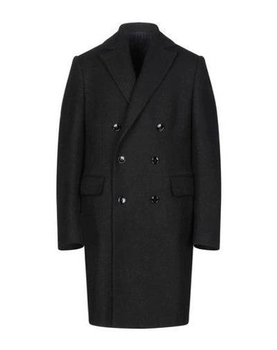 Mp Massimo Piombo Coat In Black