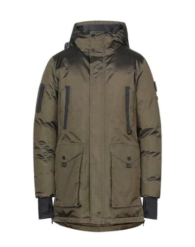 Museum Synthetic Down Jackets In Military Green