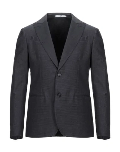 Aglini Suit Jackets In Steel Grey